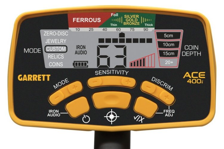 Garrett ACE 400i+ Metalldetektor ProfiSet